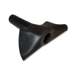 EPDM regenwaterafvoer rond 50 met EPDM folie flap zijde lengte 60 cm
