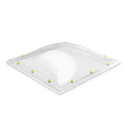Lichtkoepel acrylaat helder (pmma) enkelwandig