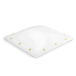 Lichtkoepel acrylaat opaal (pmma) enkelwandig