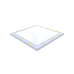 Piramide lichtkoepel acrylaat helder 