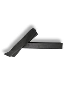 Zijuitloop EPDM HWA stadsuitloop 60x100x300 mm met EPDM flap 45 graden, zijaanzicht