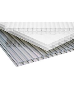 Polycarbonaat kanaalplaat 10mm dik 105cm breed